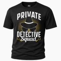 Private Detective Squad Spy Investigator Investigation Funny Gift Cooling Performance Crew T-Shirt