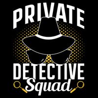 Private Detective Squad Spy Investigator Investigation Funny Gift Cooling Performance Crew T-Shirt