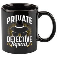 Private Detective Squad Spy Investigator Investigation Funny Gift 11oz C Handle Ceramic Mug