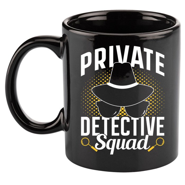 Private Detective Squad Spy Investigator Investigation Funny Gift 11oz C Handle Ceramic Mug