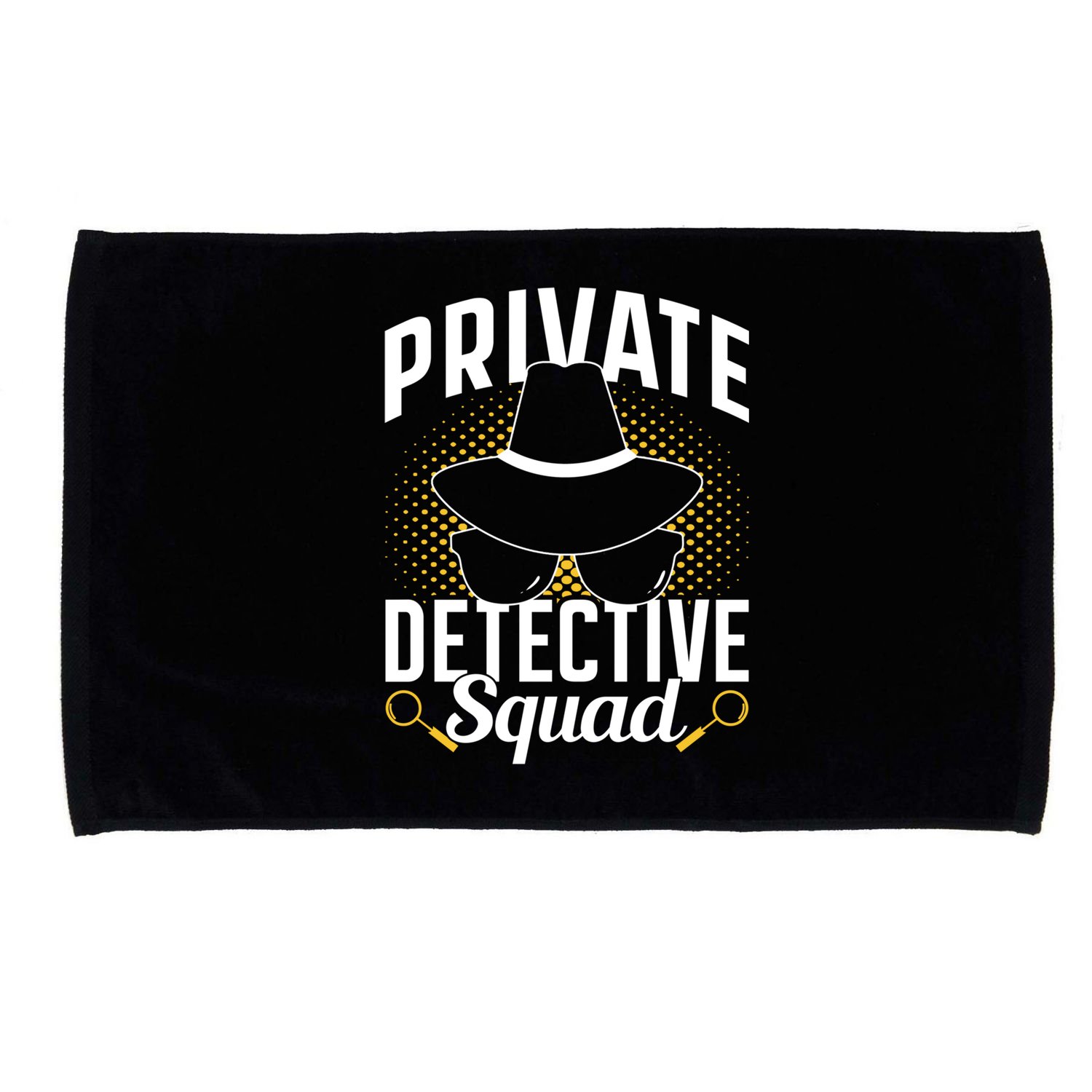 Private Detective Squad Spy Investigator Investigation Funny Gift Microfiber Hand Towel