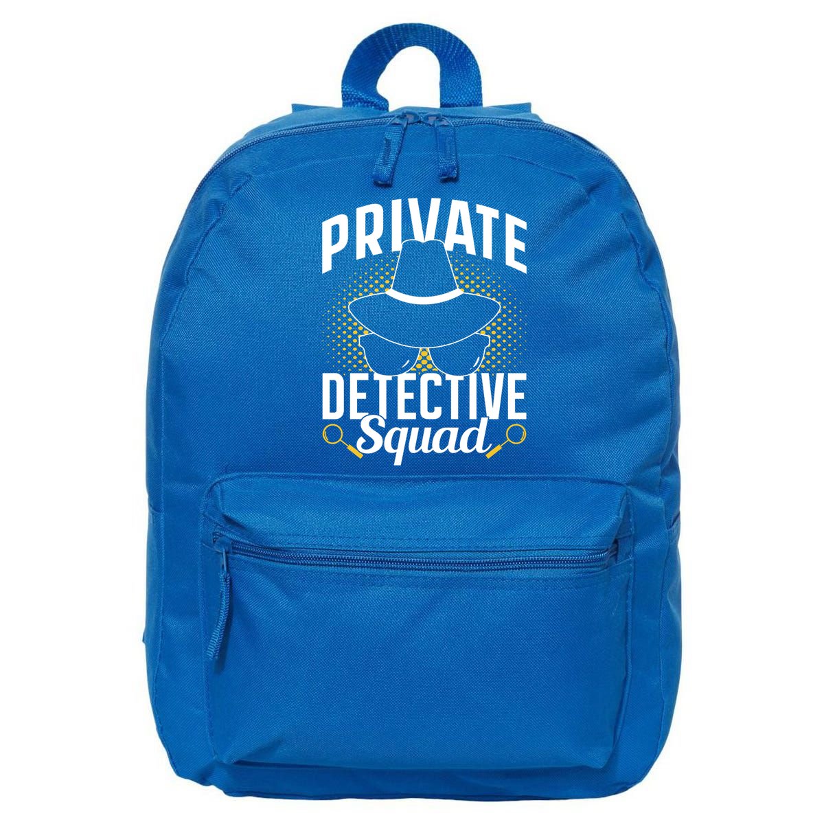 Private Detective Squad Spy Investigator Investigation Funny Gift 16 in Basic Backpack