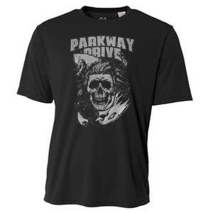 Parkway Drive Surfer Skull Black Cooling Performance Crew T-Shirt