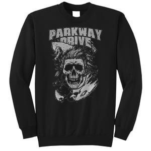 Parkway Drive Surfer Skull Black Sweatshirt