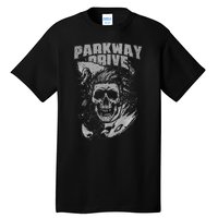 Parkway Drive Surfer Skull Black Tall T-Shirt