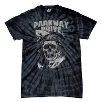 Parkway Drive Surfer Skull Black Tie-Dye T-Shirt