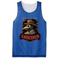 Plague Doctor Steampunk But Did You Try Leeches Mesh Reversible Basketball Jersey Tank