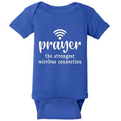 Prayer Definition Strongest Wireless Connection Baby Bodysuit