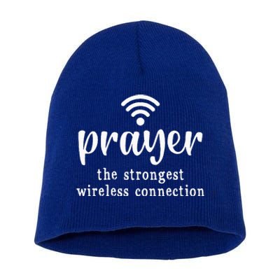 Prayer Definition Strongest Wireless Connection Short Acrylic Beanie