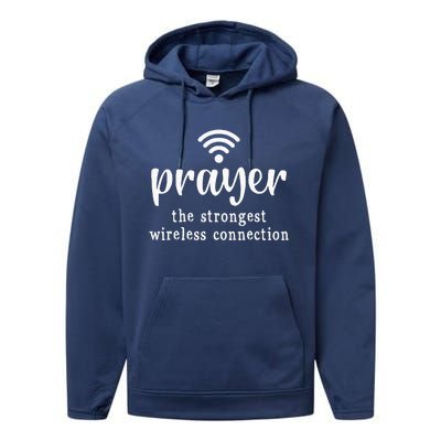 Prayer Definition Strongest Wireless Connection Performance Fleece Hoodie