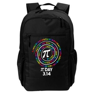 Pi Day Spiral Color Numbers 3 14 Happy Pi Day Daily Commute Backpack
