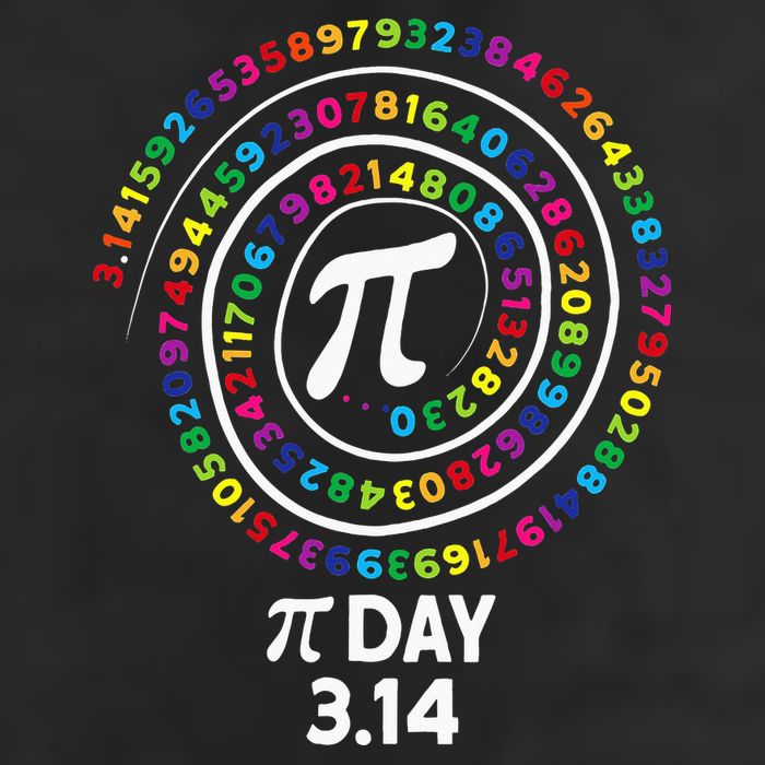 Pi Day Spiral Color Numbers 3 14 Happy Pi Day Knit Cap Winter Beanie