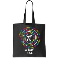 Pi Day Spiral Color Numbers 3 14 Happy Pi Day Bag
