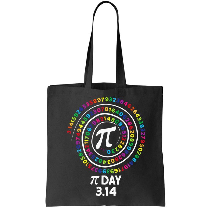 Pi Day Spiral Color Numbers 3 14 Happy Pi Day Bag