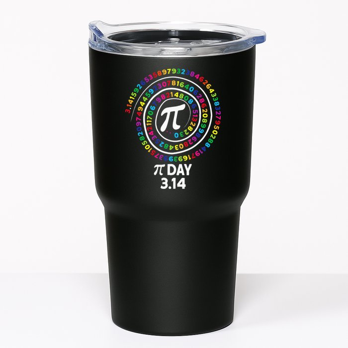 Pi Day Spiral Color Numbers 3 14 Happy Pi Day Tumbler