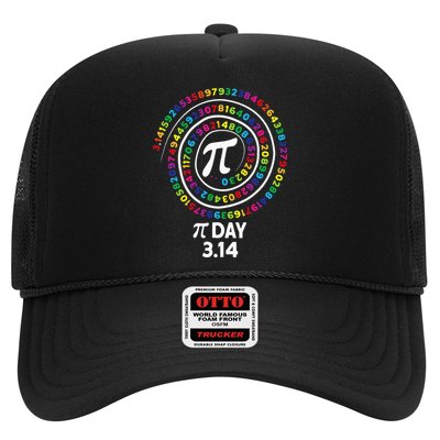 Pi Day Spiral Color Numbers 3 14 Happy Pi Day Trucker Hat