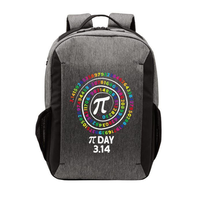 Pi Day Spiral Color Numbers 3 14 Happy Pi Day Vector Backpack