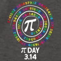 Pi Day Spiral Color Numbers 3 14 Happy Pi Day Vector Backpack