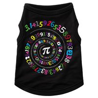 Pi Day Spiral Pi Color Numbers Teacher Student Doggie Tank