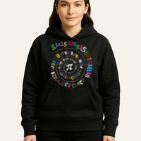 Pi Day Spiral Pi Color Numbers Teacher Student Hoodie