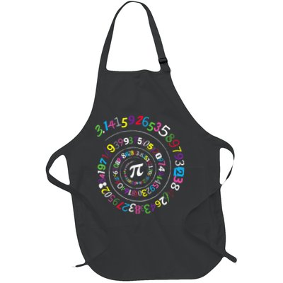 Pi Day Spiral Pi Color Numbers Teacher Student Apron