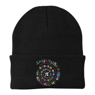 Pi Day Spiral Pi Color Numbers Teacher Student Beanie
