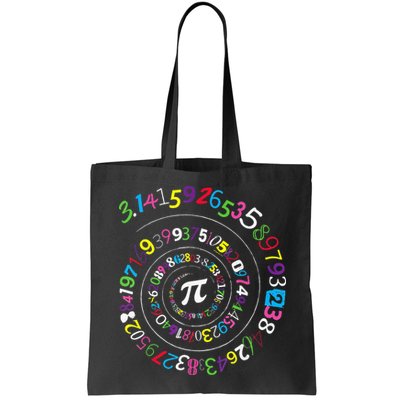 Pi Day Spiral Pi Color Numbers Teacher Student Bag