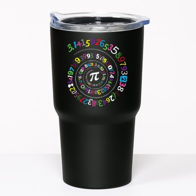 Pi Day Spiral Pi Color Numbers Teacher Student Tumbler