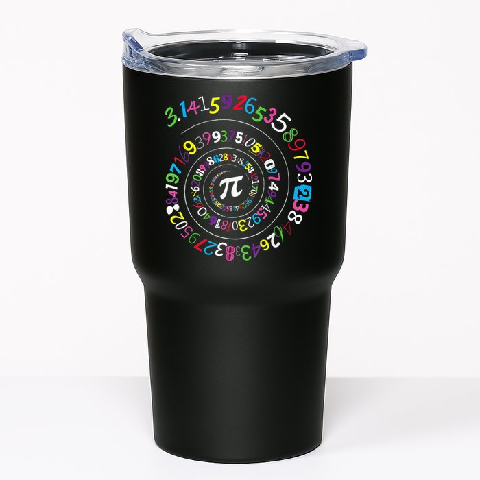 Pi Day Spiral Pi Color Numbers Teacher Student Tumbler