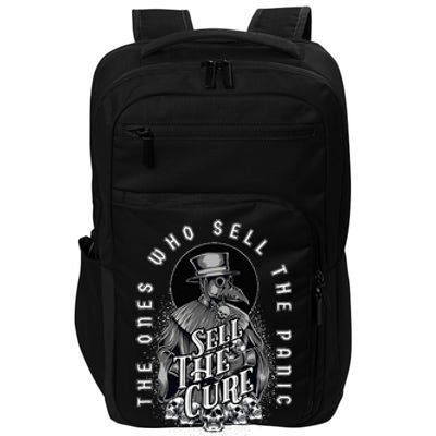 Plague Doctor Sell The Panic Sell The Cure Impact Tech Backpack