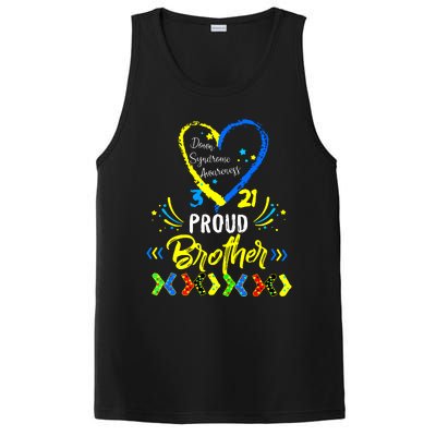 Proud Down Syndrome Brother Awareness PosiCharge Competitor Tank