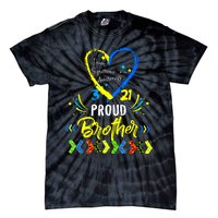 Proud Down Syndrome Brother Awareness Tie-Dye T-Shirt