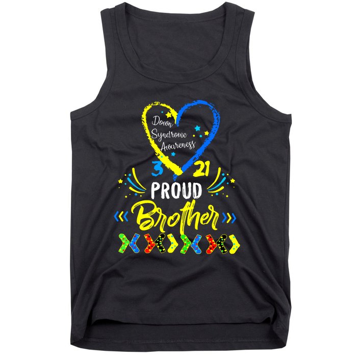 Proud Down Syndrome Brother Awareness Tank Top