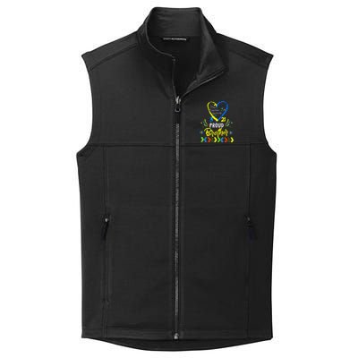 Proud Down Syndrome Brother Awareness Collective Smooth Fleece Vest