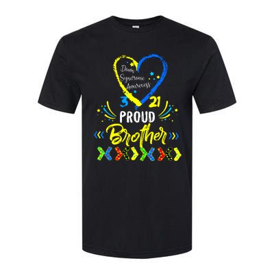 Proud Down Syndrome Brother Awareness Softstyle CVC T-Shirt