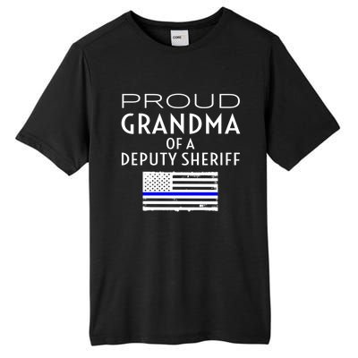 Proud Deputy Sheriff Grandma Grandmother Grandmom Granny Gift Tall Fusion ChromaSoft Performance T-Shirt