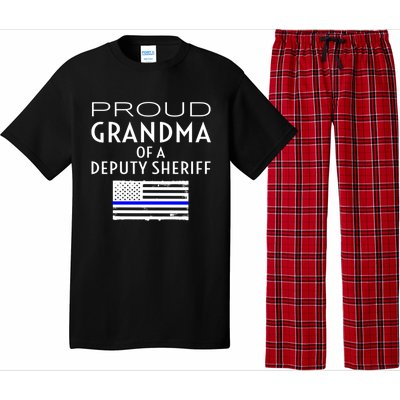 Proud Deputy Sheriff Grandma Grandmother Grandmom Granny Gift Pajama Set