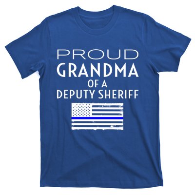 Proud Deputy Sheriff Grandma Grandmother Grandmom Granny Gift T-Shirt