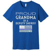 Proud Deputy Sheriff Grandma Grandmother Grandmom Granny Gift Premium T-Shirt