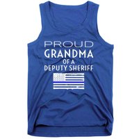 Proud Deputy Sheriff Grandma Grandmother Grandmom Granny Gift Tank Top