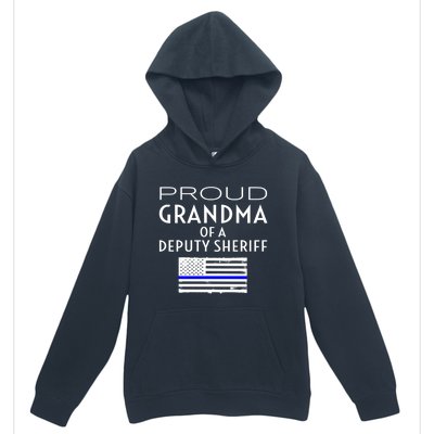 Proud Deputy Sheriff Grandma Grandmother Grandmom Granny Gift Urban Pullover Hoodie