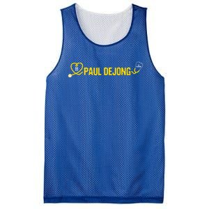 Paul Dejong St Louis Baseball Player Medical Student Doctor Gift Mesh Reversible Basketball Jersey Tank