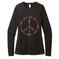 Pi Day Symbol Peace Sign funny Math Teacher Womens CVC Long Sleeve Shirt