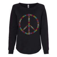 Pi Day Symbol Peace Sign funny Math Teacher Womens California Wash Sweatshirt