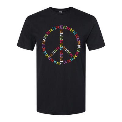 Pi Day Symbol Peace Sign funny Math Teacher Softstyle® CVC T-Shirt