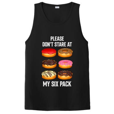 Please Dont Stare At My Six Pack Donuts Abs Six Pack Workout PosiCharge Competitor Tank