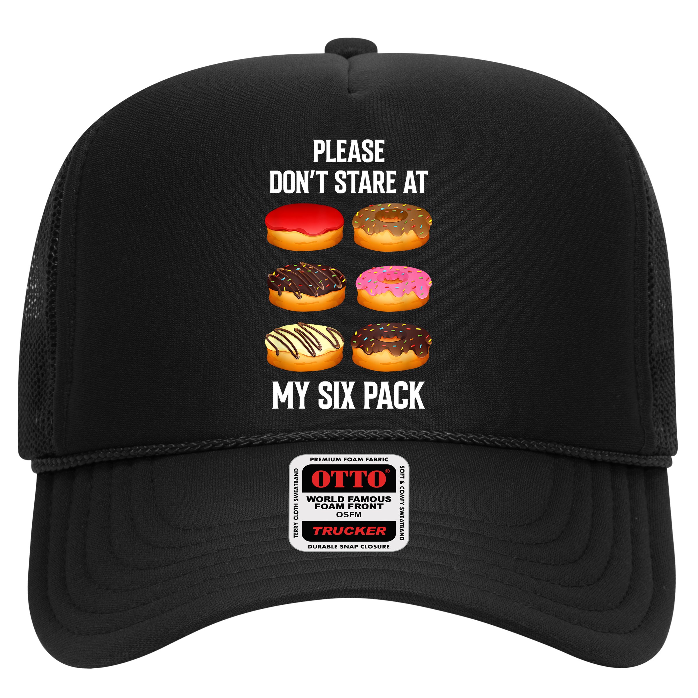 Please Dont Stare At My Six Pack Donuts Abs Six Pack Workout Hat