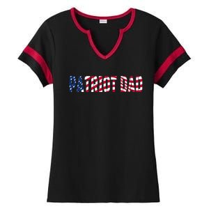 Patriot Dad Save The USA Constitution Fighter Tee American Ladies Halftime Notch Neck Tee