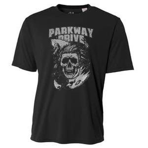 Parkway Drive Surfer Skull Black Cooling Performance Crew T-Shirt