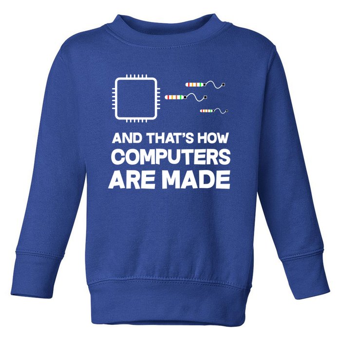 Programmer Developer Software Gift Funny Computer Engineering Funny Gift Toddler Sweatshirt